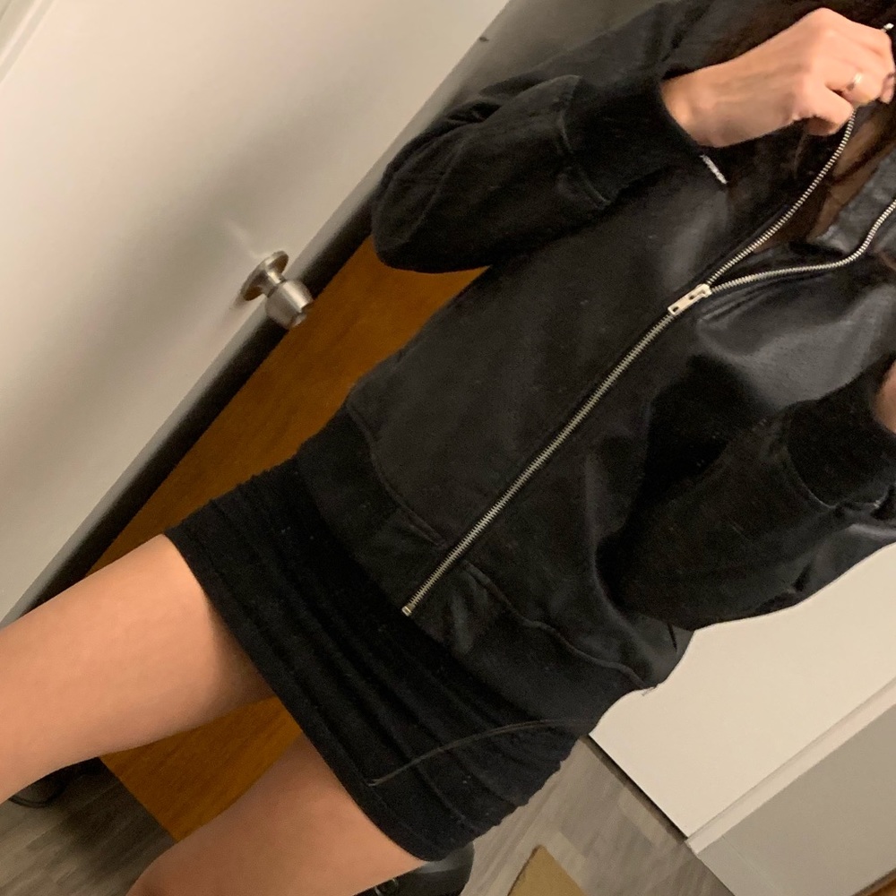 Members Only:  Men’s Faux Leather Bomber Jacket